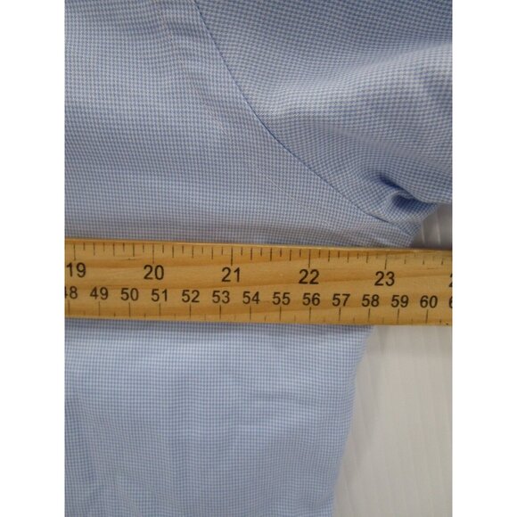 Eton Shirt 17 White Button Up Striped Slim Fit Casual Preppy Woven XL * - Picture 5 of 10